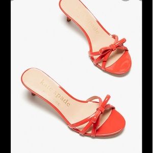 Kate Spade Red Kitten Heels